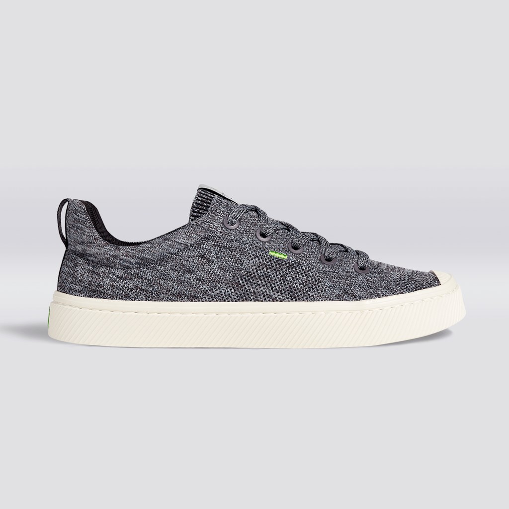 IBI Cariuma Low Top Bamboo Weave Knit Vegan Grise Femme | KDQ-4465681